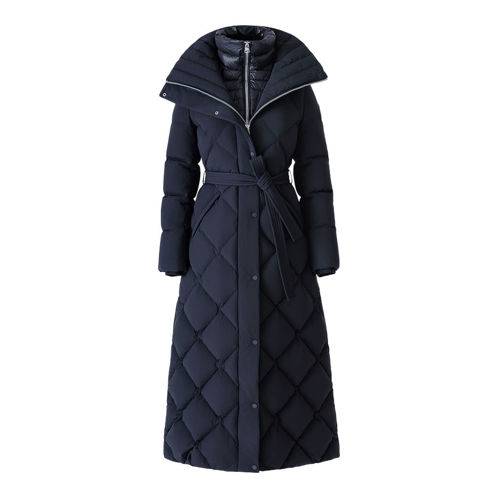 Mackage LAURELLA 2-in-1 Light Down Belted Coat Black