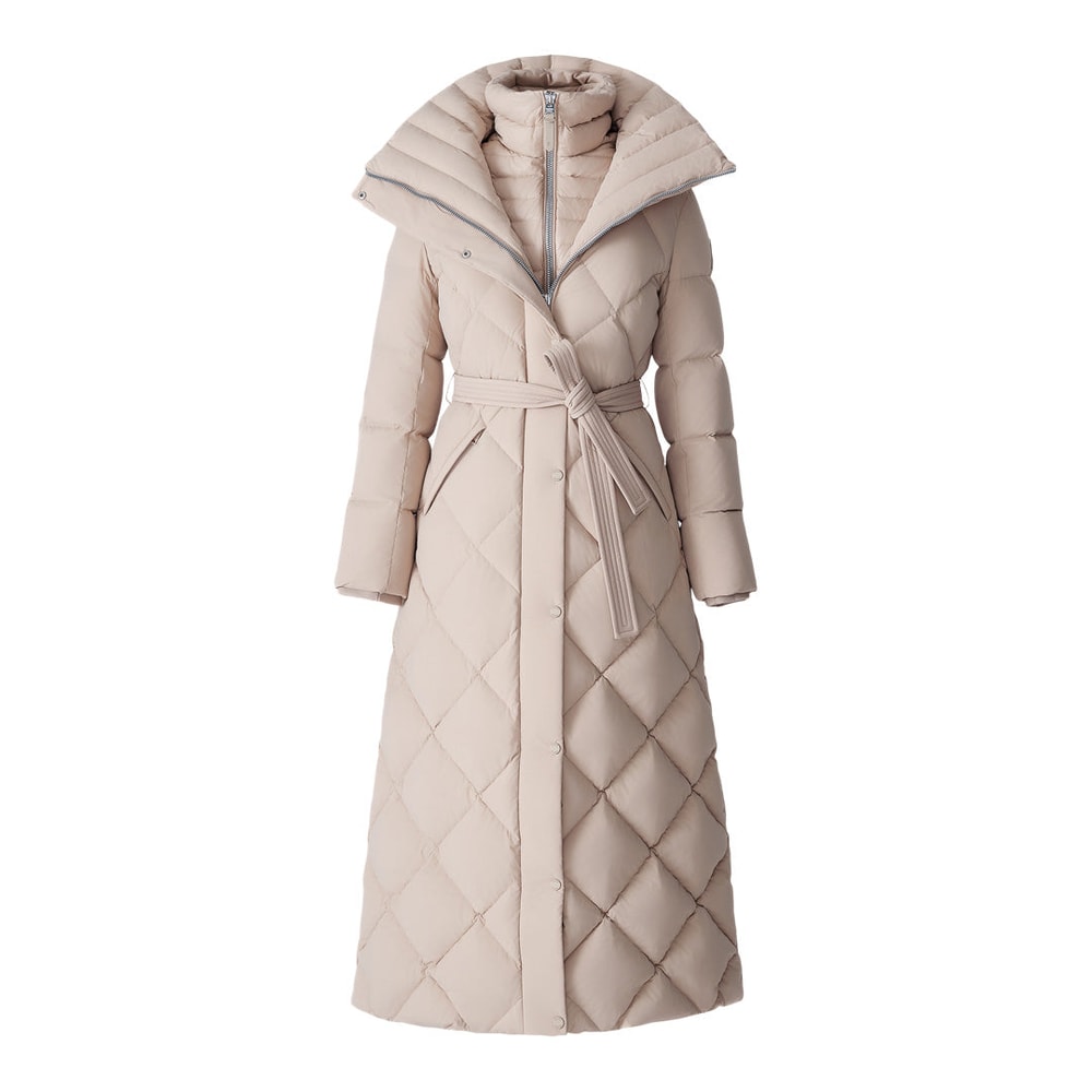 Mackage LAURELLA 2-in-1 Light Down Belted Coat Light Camel