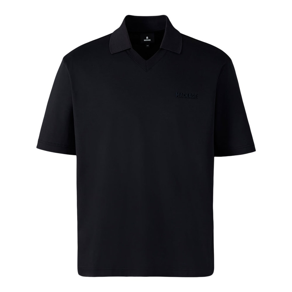 Mackage MARCO Organic Cotton Polo Navy