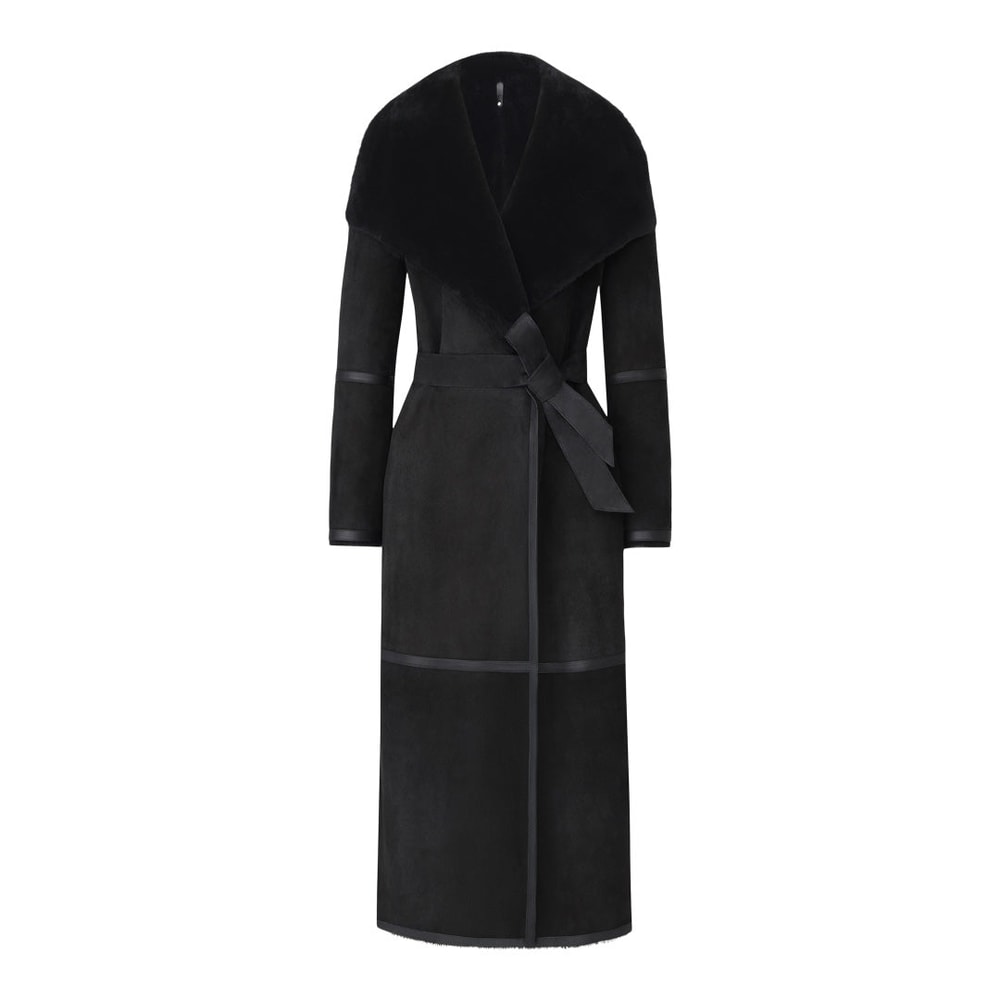 Mackage MARIAN reversible wrap coat Black-Black