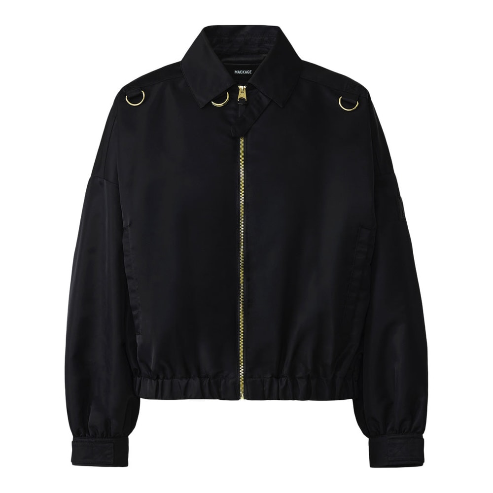 Mackage OLIVERA Cropped bomber Black