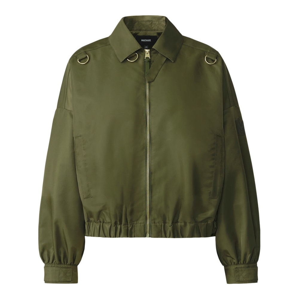 Mackage OLIVERA Cropped bomber Light Military