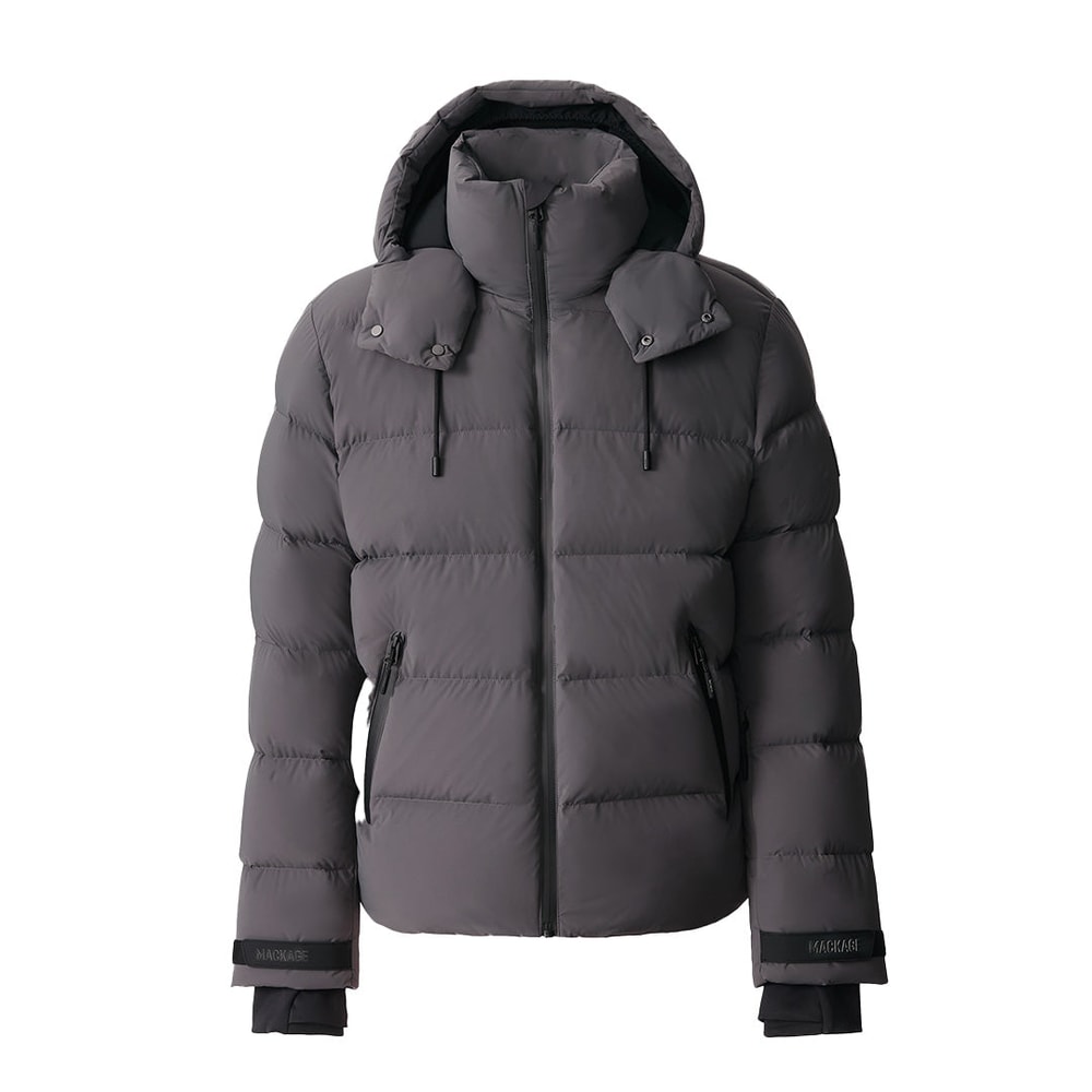 Mackage SAMUEL-SKI Medium down jacket with hood Carbon