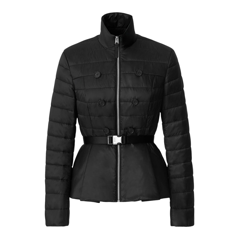 Mackage SERAFINA Quilted Belted Jacket Black