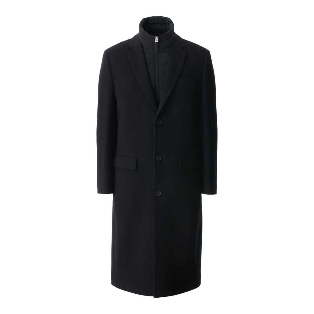 Mackage SKAI-LG 3-in-1 Wool Coat With Removable Down Liner Black