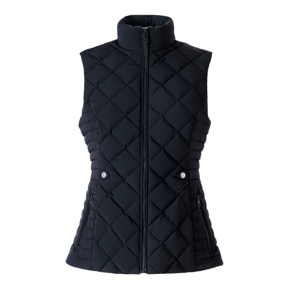 Mackage STEFANIA Diamond Quilted Down Vest Black