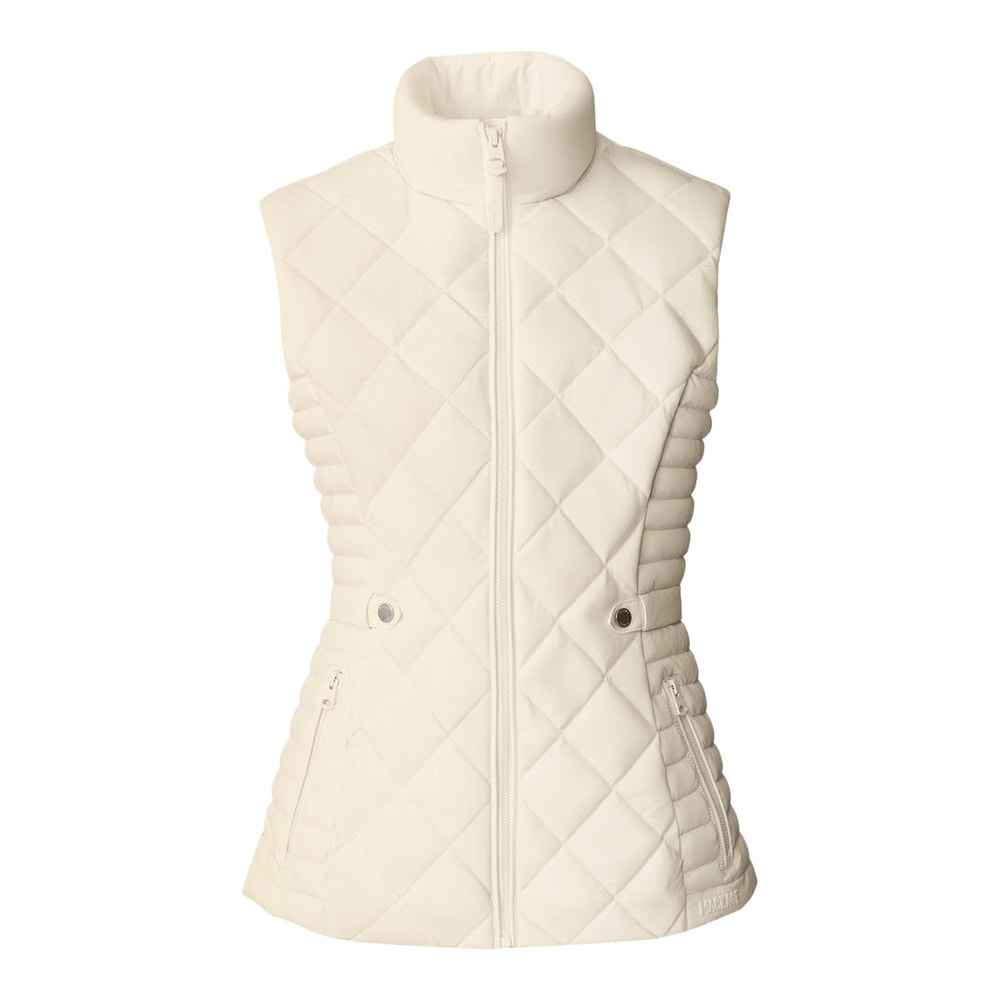 Mackage STEFANIA Diamond Quilted Down Vest Cream
