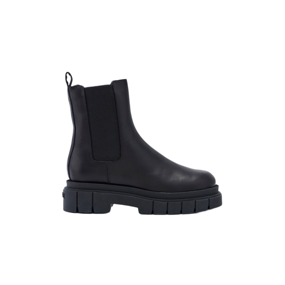 Mackage STORM shearling-lined (R) Leather Chelsea boot for women Black