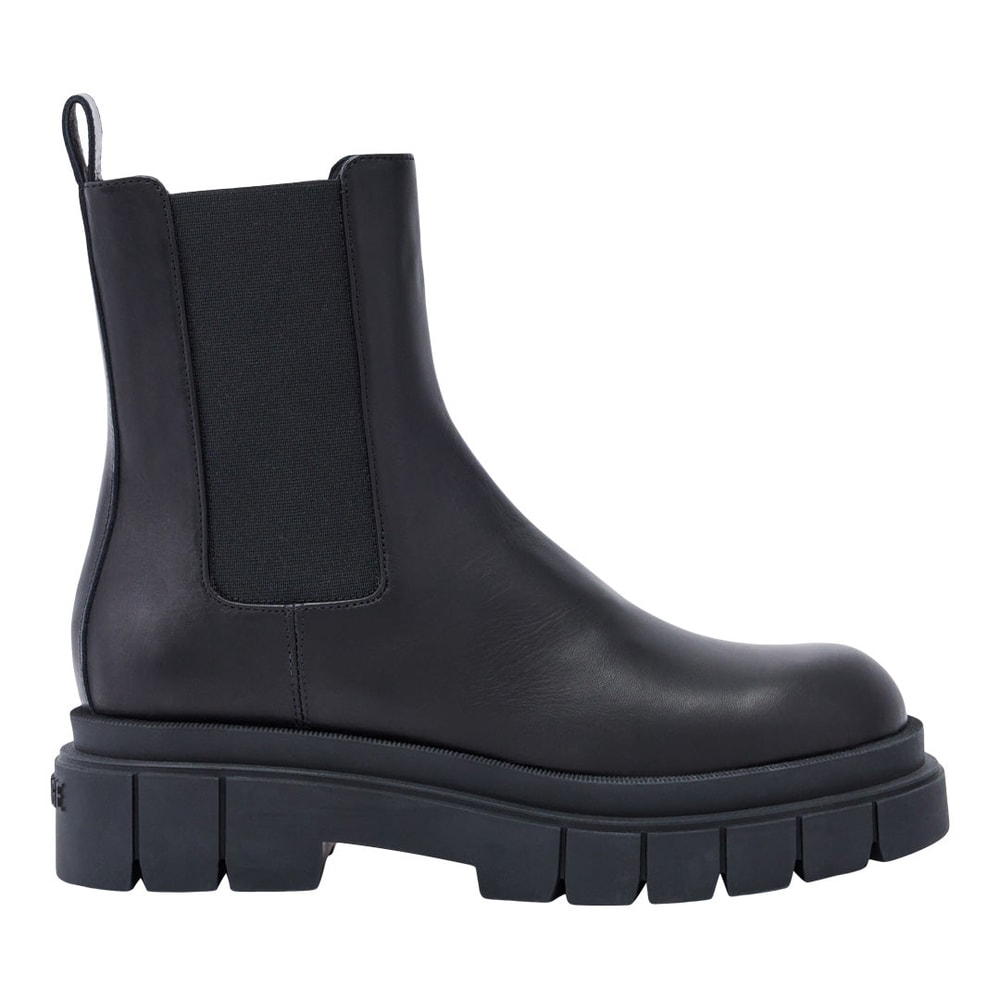 Mackage STORM-M shearling-lined Leather Chelsea boot for men Black