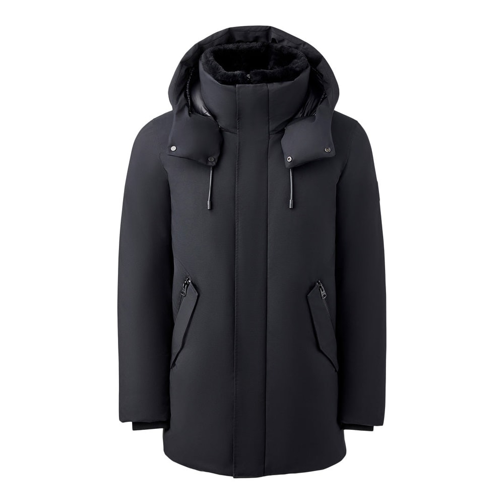 Mackage SULLIVAN 2-in-1 Down Coat with Removable Bib Black