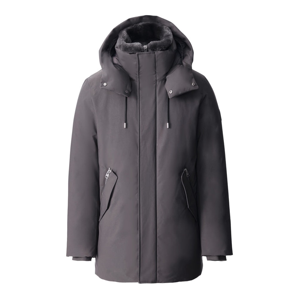 Mackage SULLIVAN 2-in-1 Down Coat with Removable Bib Carbon