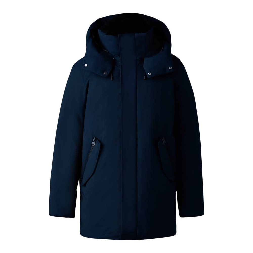Mackage SULLIVAN 2-in-1 Down Coat with Removable Bib Navy