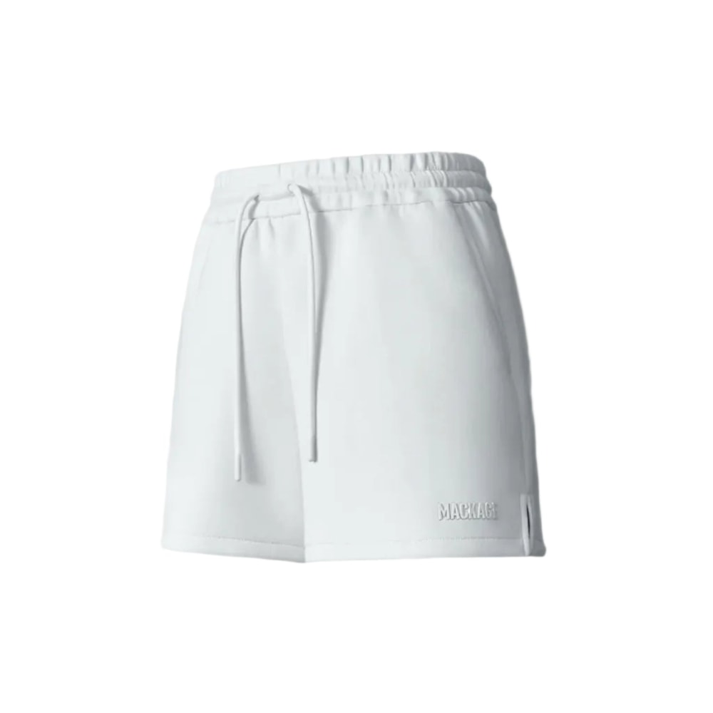 Mackage SUMMER-R Drawstring Shorts with Elasticized Waistband Cream