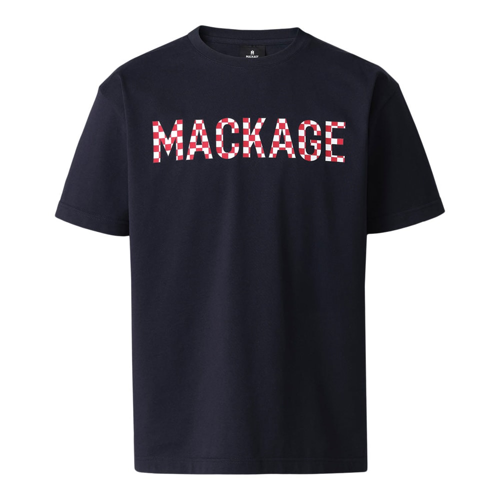 Mackage TEE-PCR Tee-shirt with MACKAGE  logo Navy-Multi