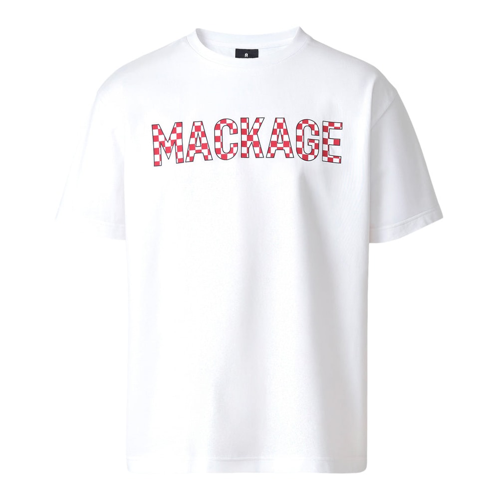 Mackage TEE-PCR Tee-shirt with MACKAGE  logo White Multi