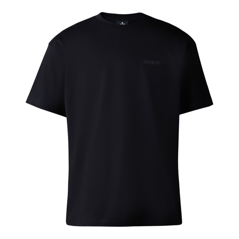 Mackage TEE-R Tee-shirt with MACKAGE silicone logo Black