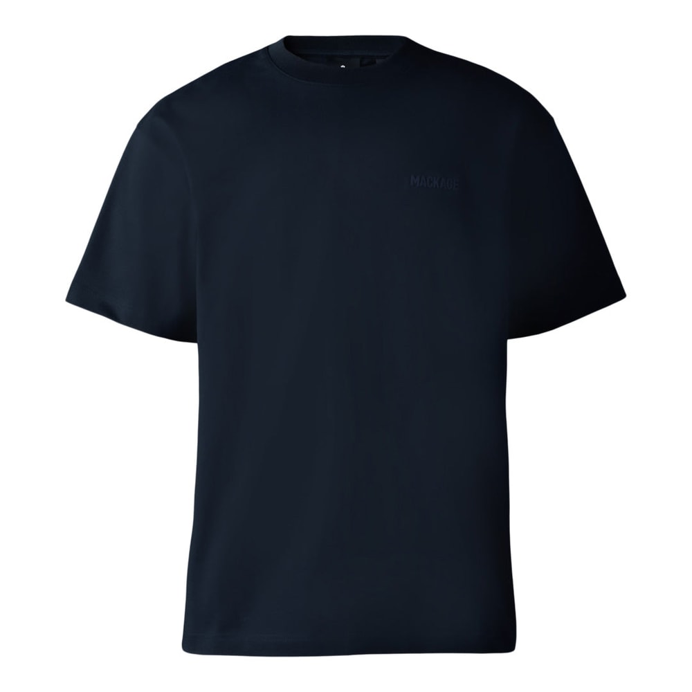 Mackage TEE-R Tee-shirt with MACKAGE silicone logo Navy