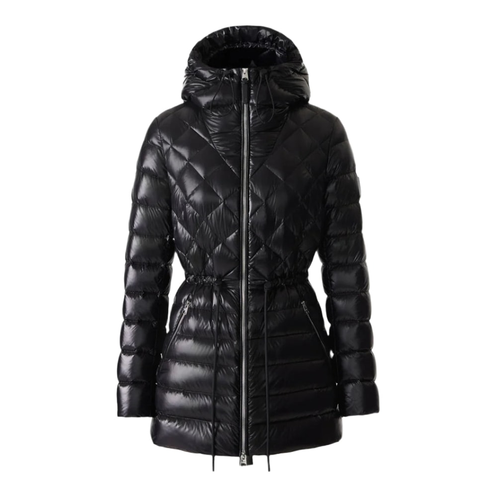 Mackage TOOKY Diamond Quilted Light Down Jacket Black
