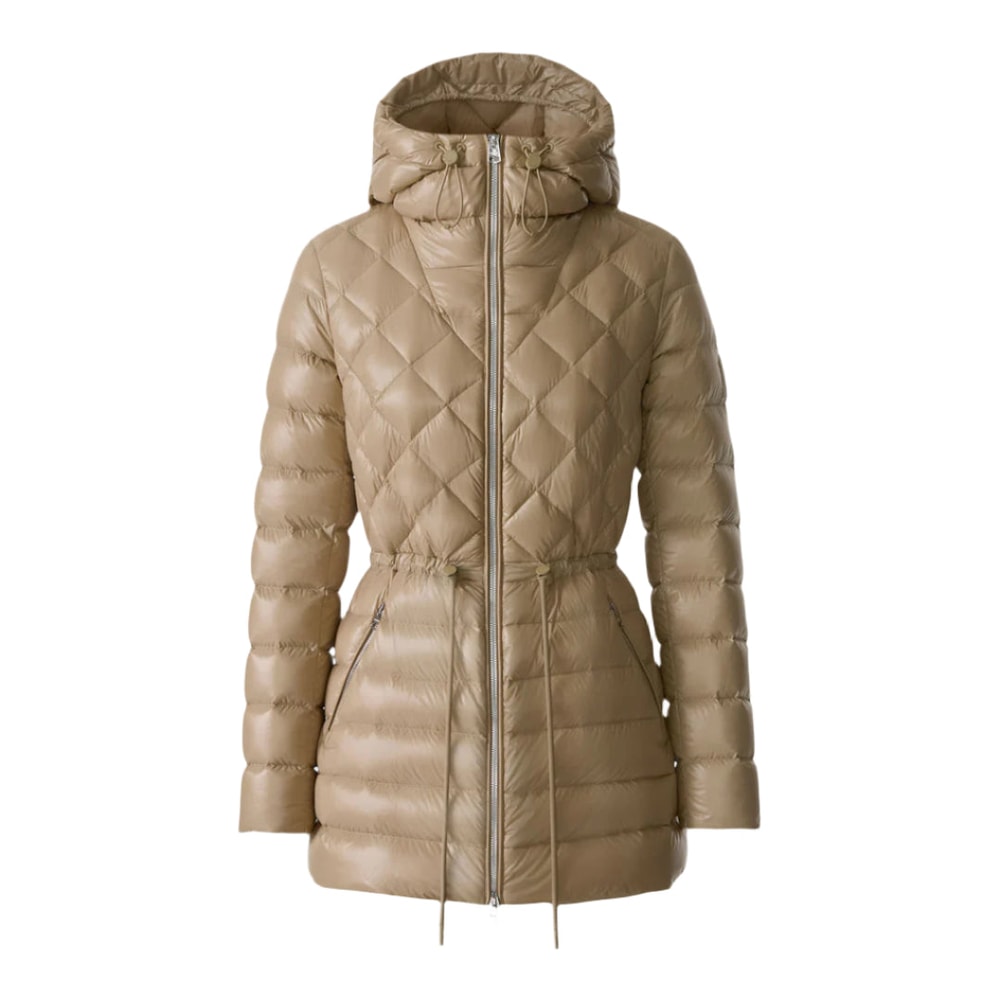Mackage TOOKY Diamond Quilted Light Down Jacket Light Camel
