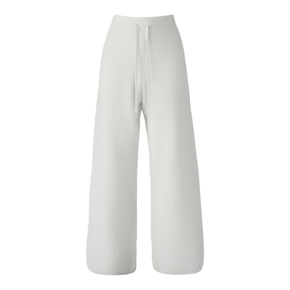 Mackage TOVE-Z Relaxed Wool Knit Pants Cream