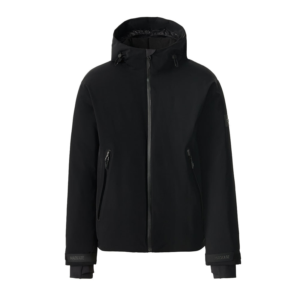 Mackage YUKIO-R Recycled Down Ski Jacket with Hood Black
