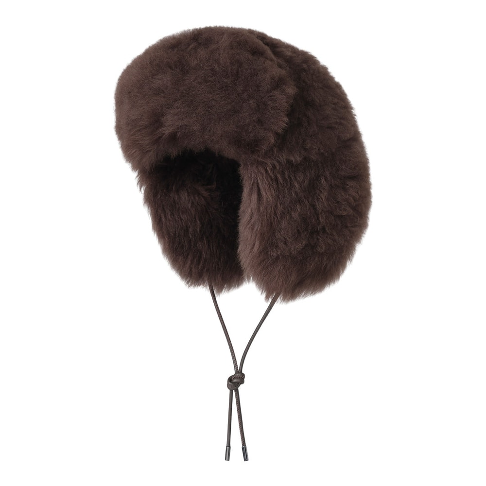 Mackage ZORICA shearling aviator hat Coffee