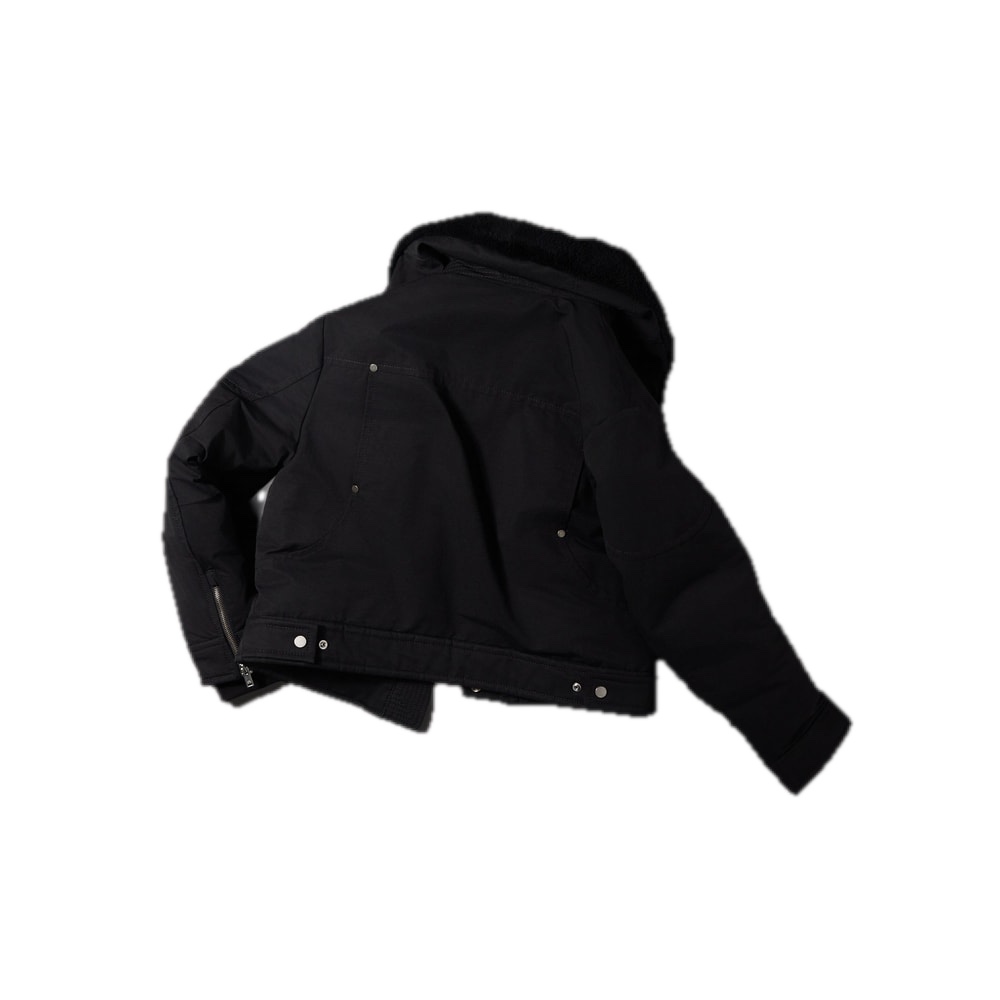 Moose Knuckles Aurora Down Trucker Jacket Black-Black