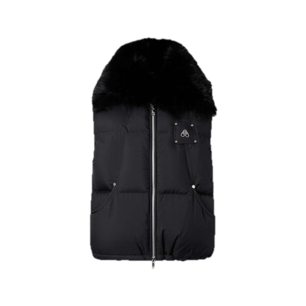 Moose Knuckles Everest Down Puffer Vest Black
