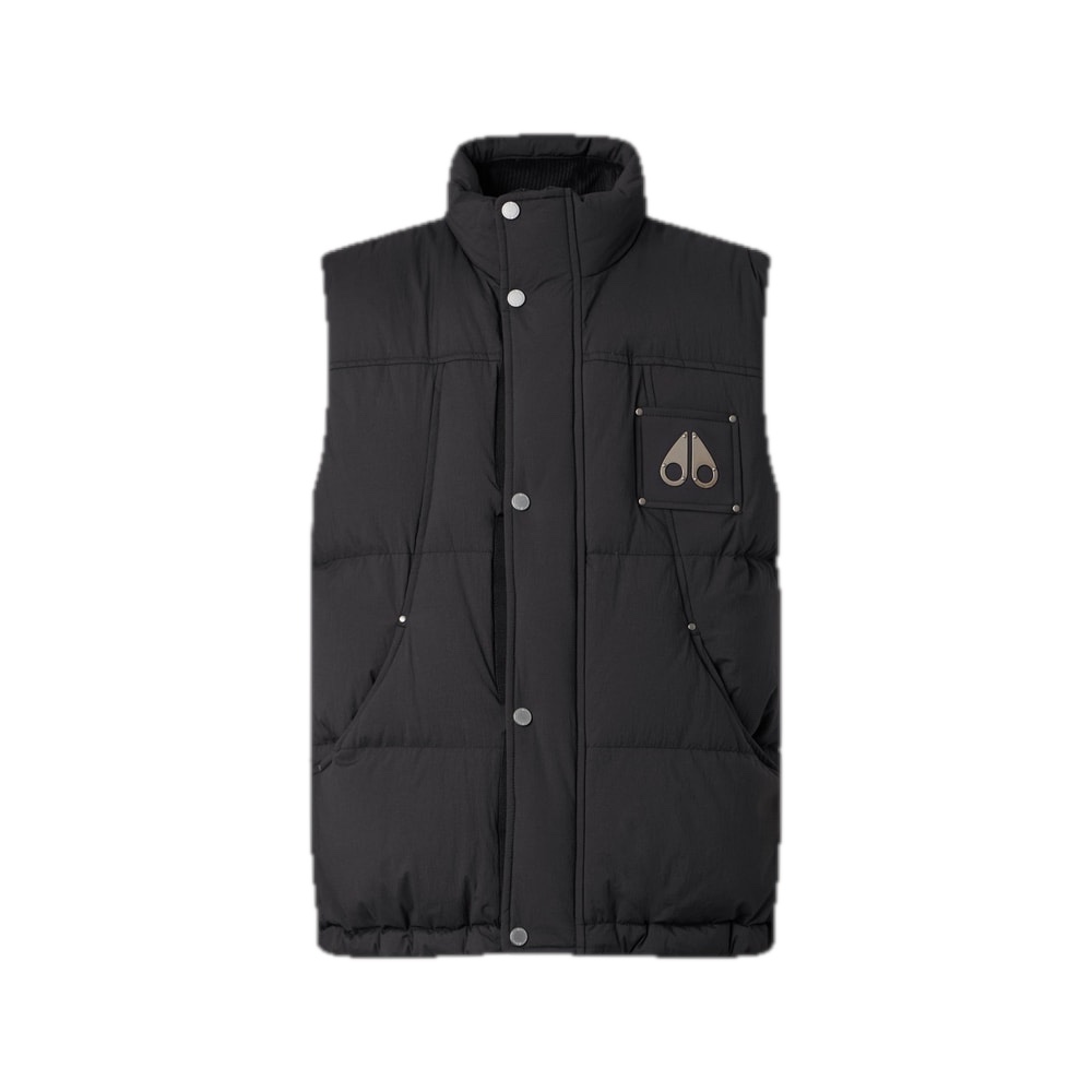 Moose Knuckles Everest Down Puffer Vest Black
