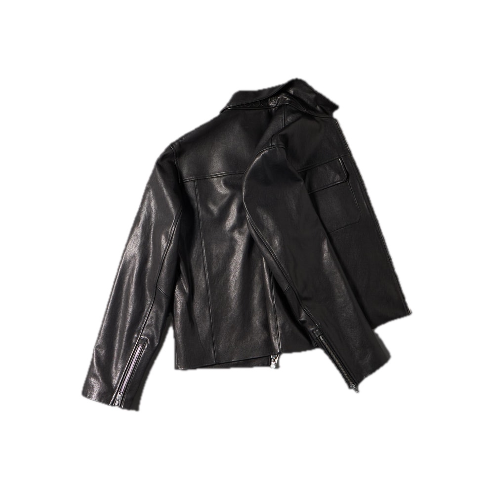 Moose Knuckles Jacques Leather Jacket Black