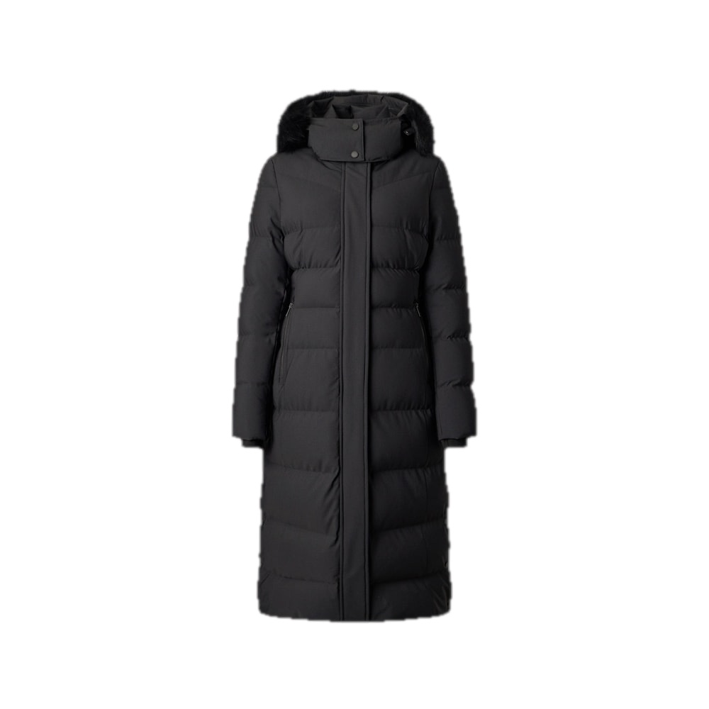Moose Knuckles Jocada Long Down Parka Black-Black