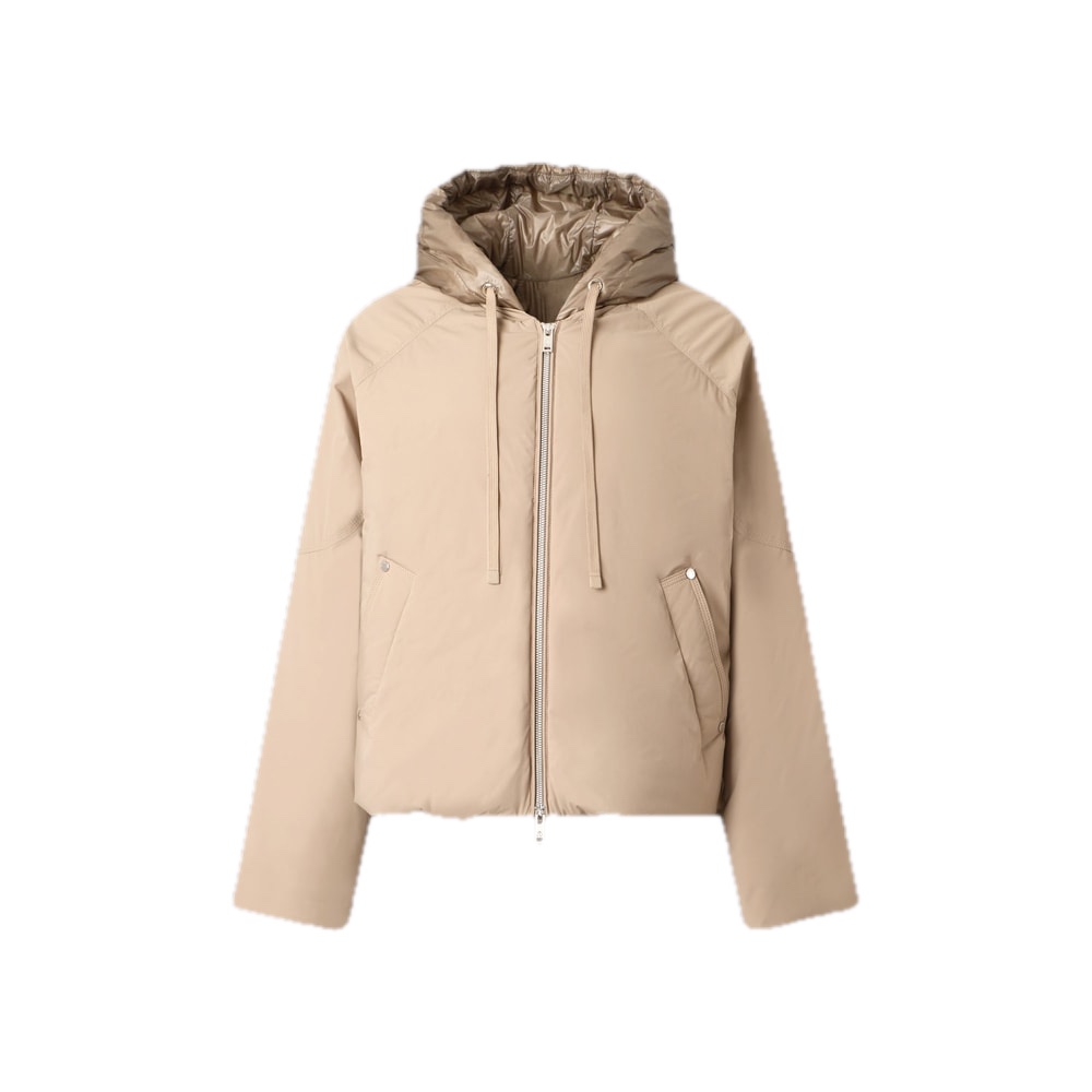 Moose Knuckles Tegan Down Bomber Jacket Ashen